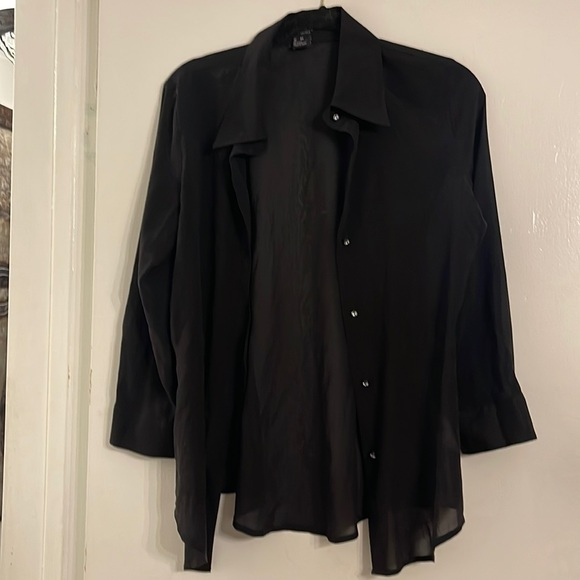 Karen Kane button down‎ blouse - Picture 1 of 4